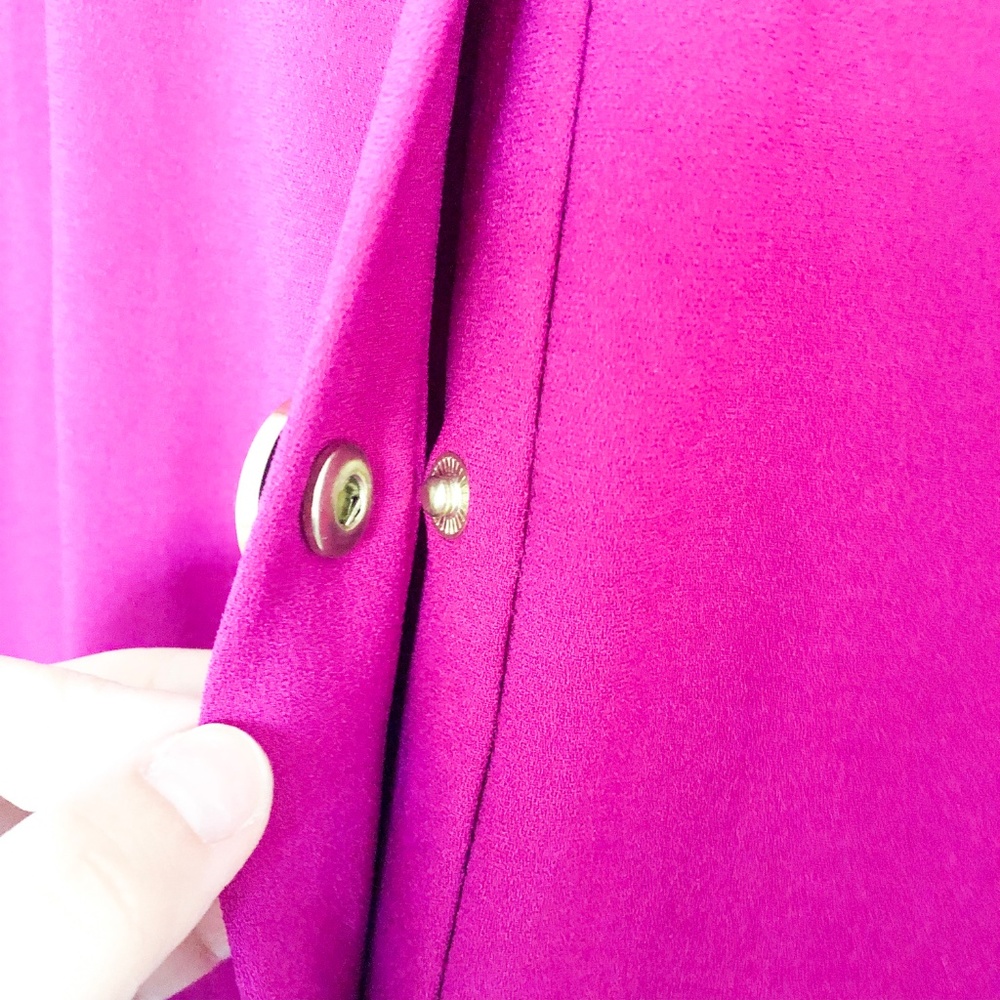 Diane Von Furstenburg Vintage Trench Coat Blazer - Picture 4 of 5